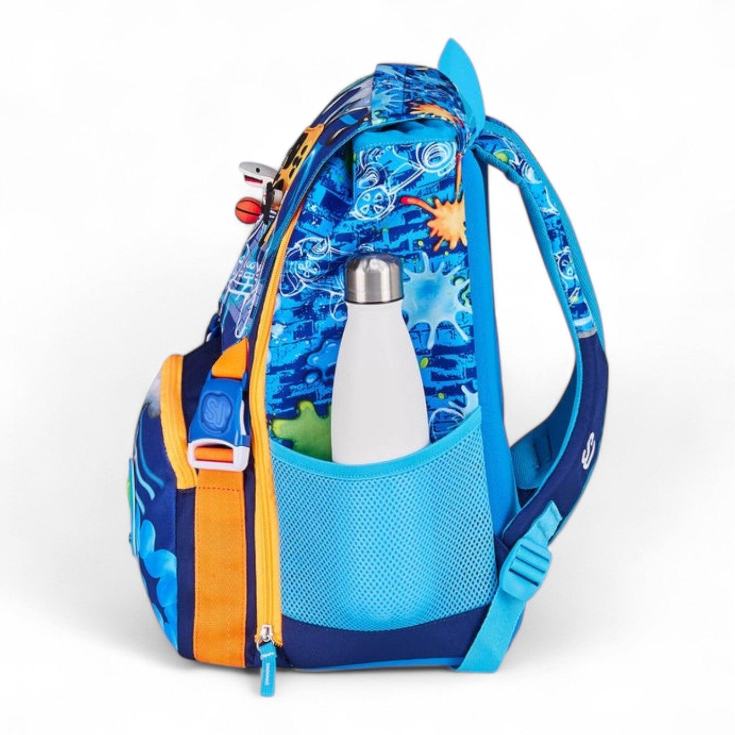 Zaino scuola Seven SJ Big estensibile Joyful Pins Boy.