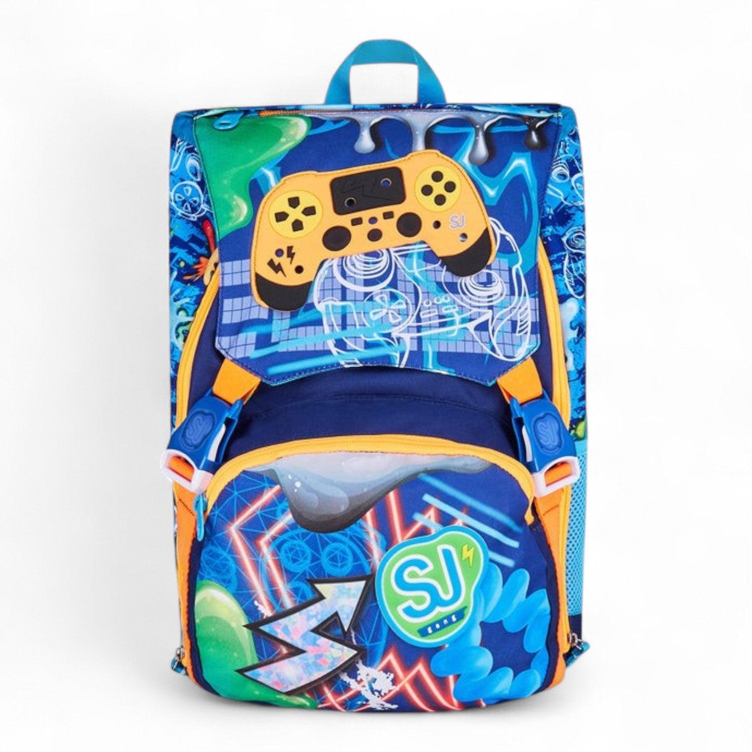 Zaino scuola Seven SJ Big estensibile Joyful Pins Boy.