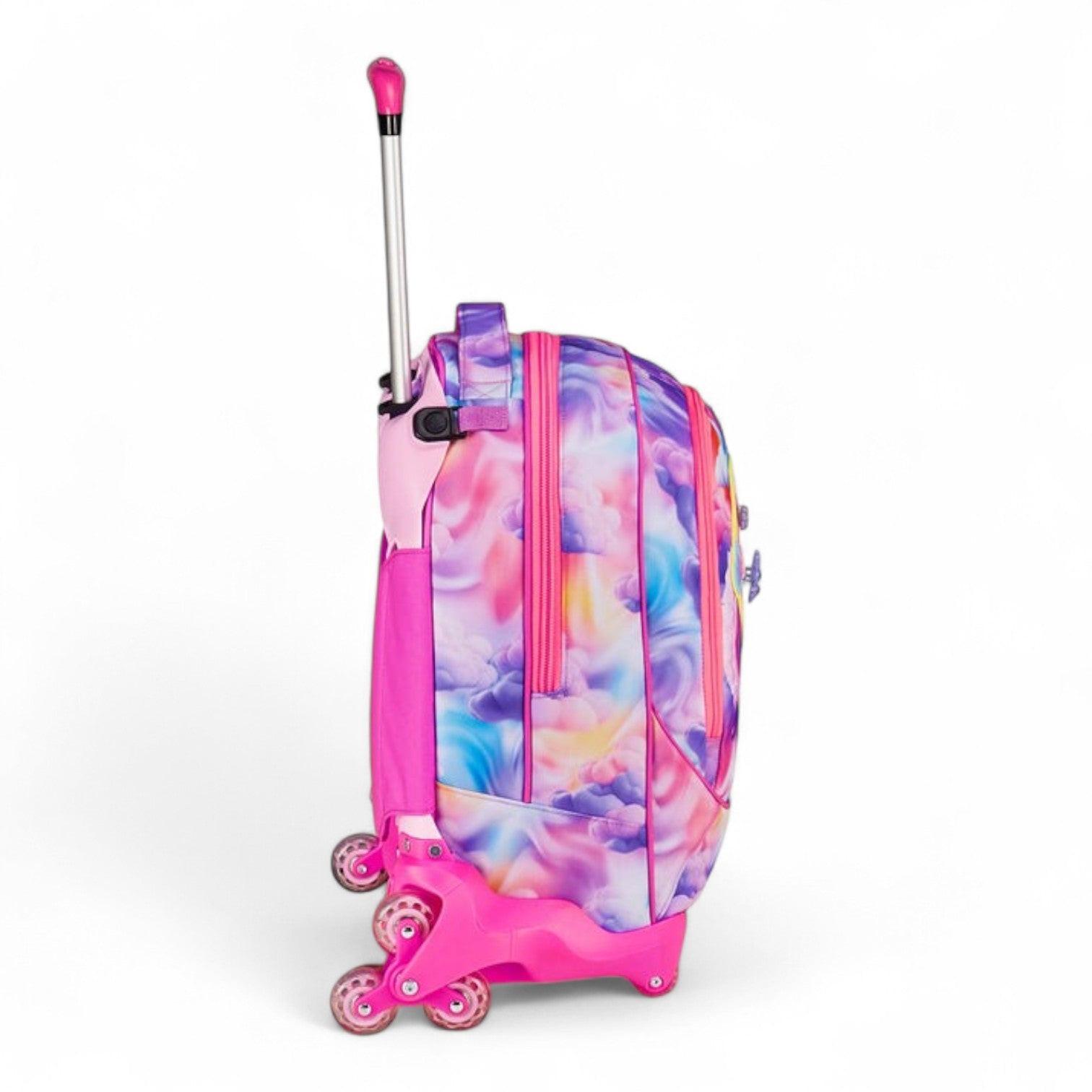 Trolley scuola Seven SJ Jack 8 ruote Joyful Pins Girl.