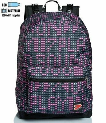 Zaino Seven® REVERSIBILE - THE DOUBLE LEDWALL: Esprimi le Tue Emozioni con Stile e Tecnologia - Quiscuola