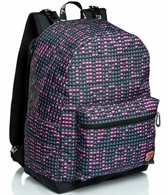 Zaino Seven® REVERSIBILE - THE DOUBLE LEDWALL: Esprimi le Tue Emozioni con Stile e Tecnologia - Quiscuola