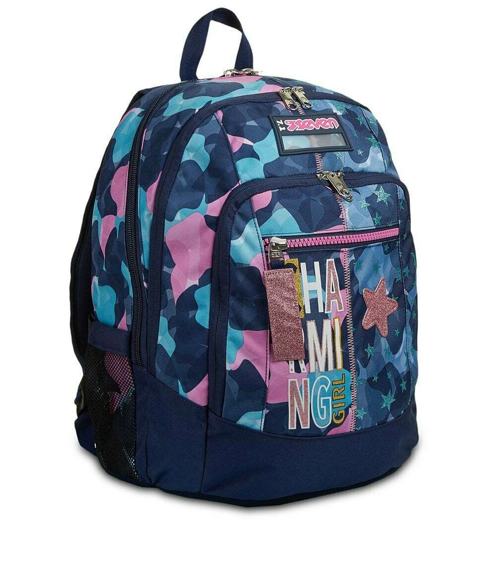 Zaino Seven Advanced CHARMING GIRL con Selfie Remote Control - Stiloso e Funzionale - Quiscuola