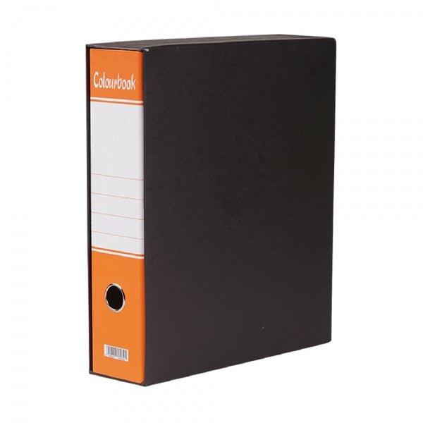 Registratore con Custodia Colourbook – Dorso 8 cm, Colori Fluo - Quiscuola