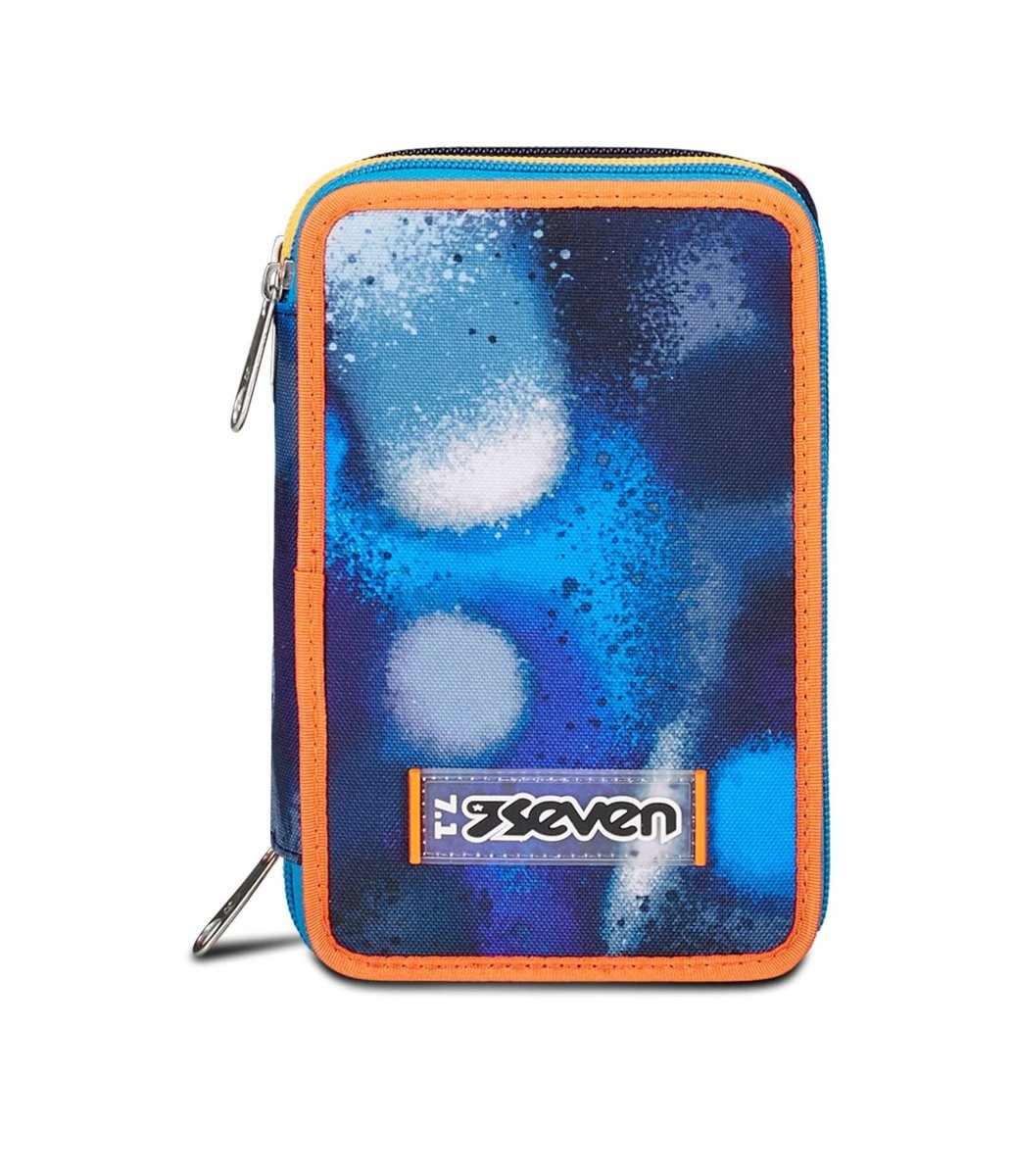 Astuccio Seven® 3 Zip RetroColor: Un Tuffo nel Passato con Stile e Organizzazione Moderni - Quiscuola