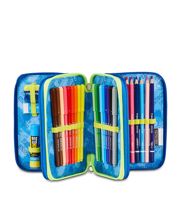 Astuccio Seven 3 Zip Electricvibe Boy completo.