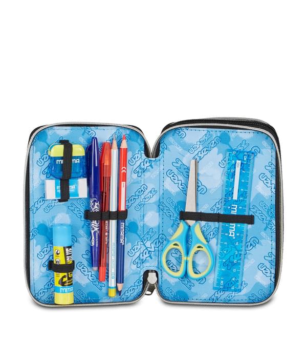 Astuccio Seven 3 Zip Made of Stars Celeste