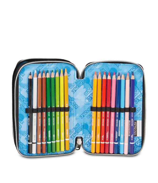 Astuccio Seven 3 Zip Made of Stars Celeste