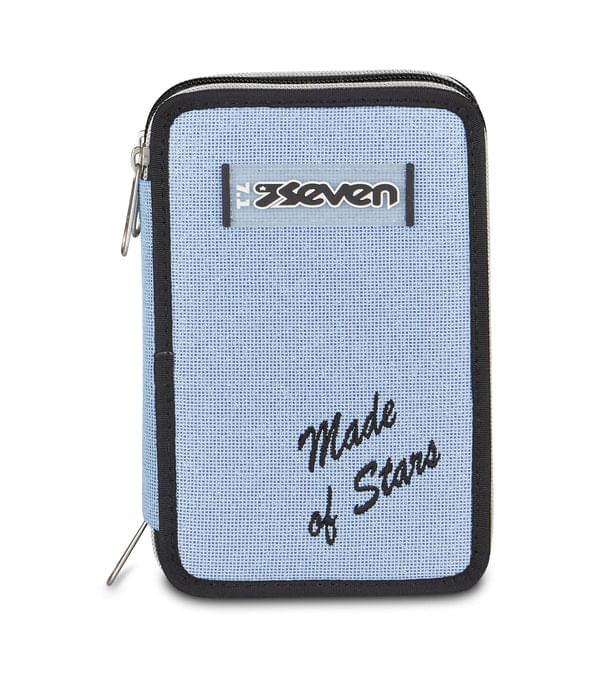 Astuccio Seven 3 Zip Made of Stars Celeste