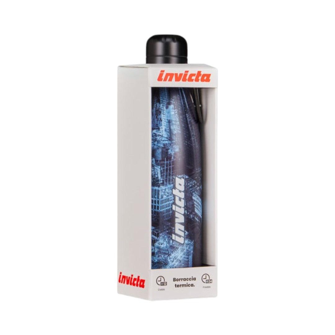 Borraccia termica Invicta Fantasy acciaio 500 ml con moschettone.