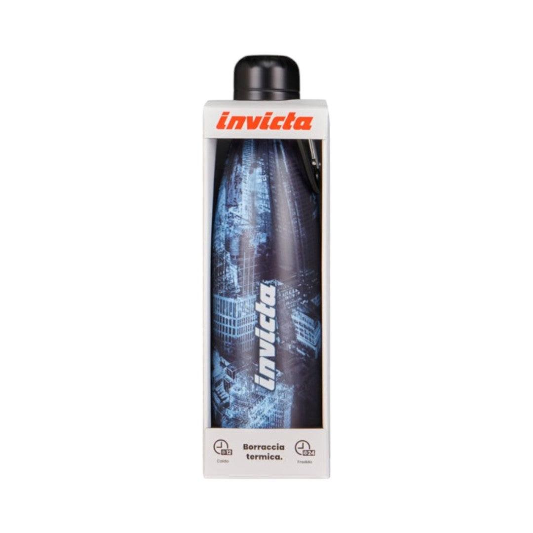 Borraccia termica Invicta Fantasy acciaio 500 ml con moschettone.