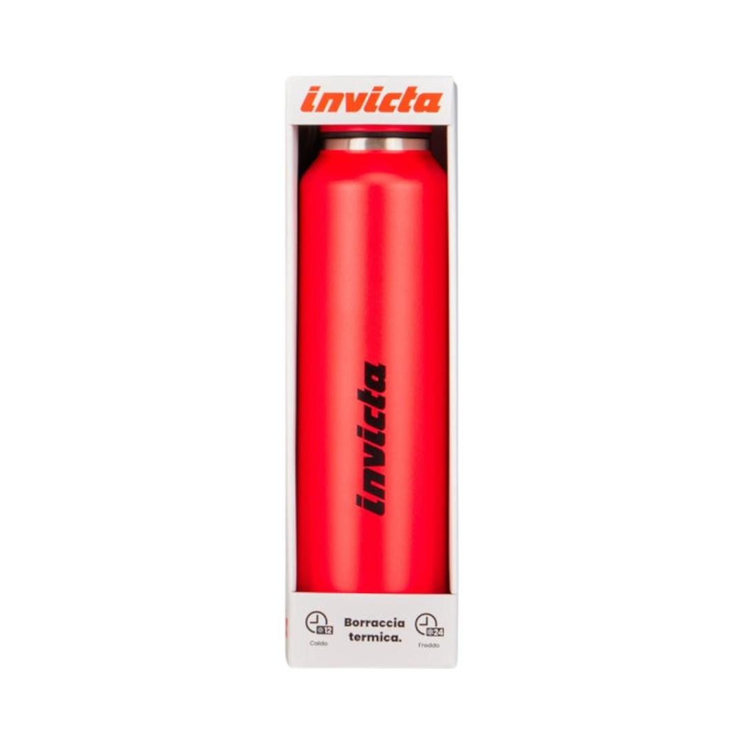 Borraccia termica Invicta Slim acciaio 480 ml con laccetto.