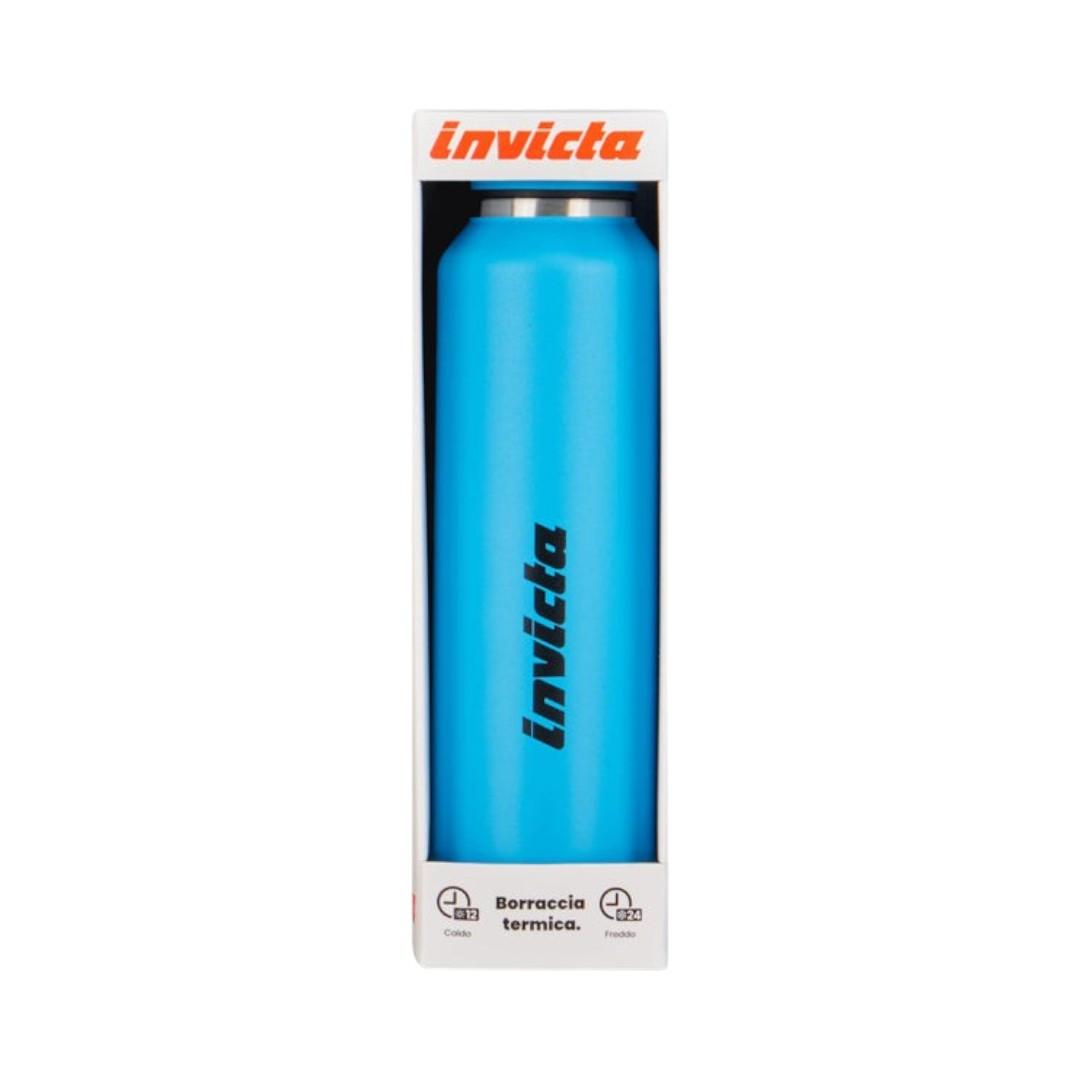 Borraccia termica Invicta Slim acciaio 480 ml con laccetto.