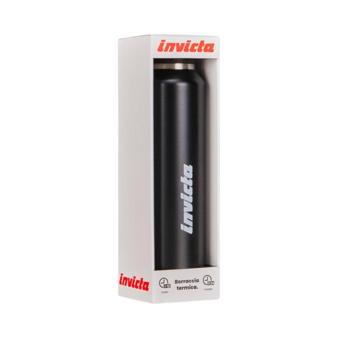 Borraccia termica Invicta Slim acciaio 480 ml con laccetto.