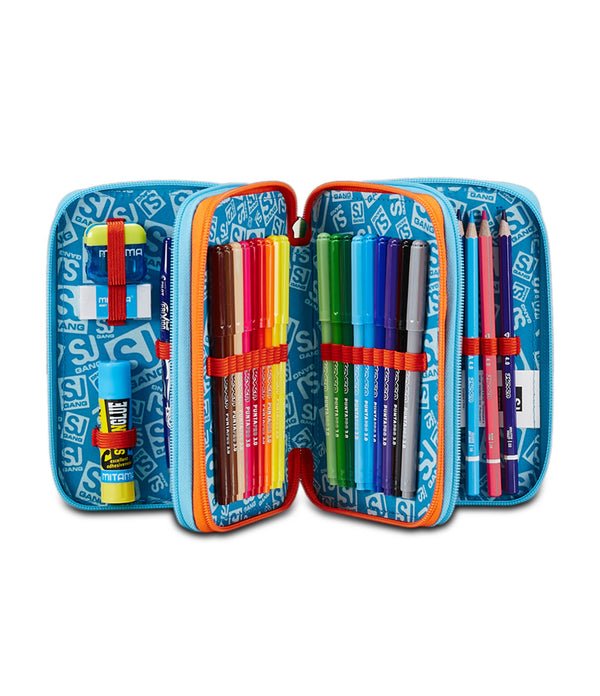 Astuccio 3 Zip Trickyled di Seven: Organizzazione e Stile per la Tua Giornata Scolastica - Quiscuola