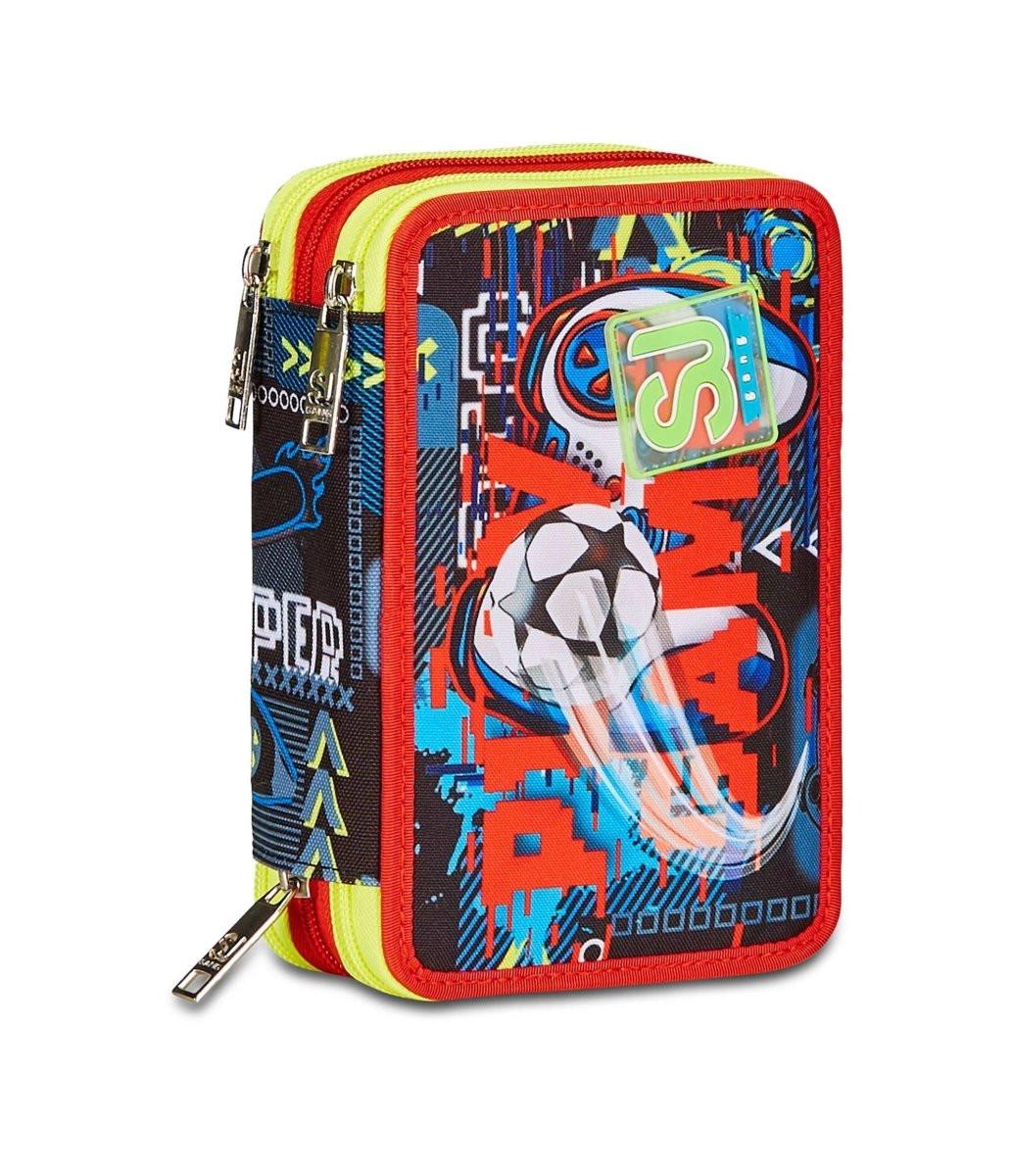 Seven Funnygoal Astuccio 3 Zip Completo 45 Pezzi.