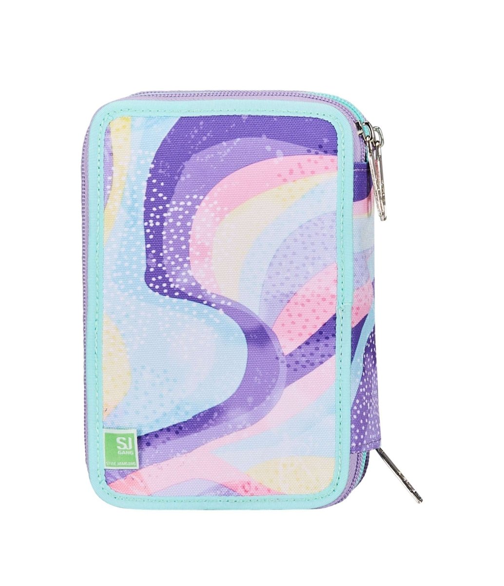 Astuccio 3 Zip - RhythmicSoul di Seven: Organizzazione e Stile per la Scuola - Quiscuola