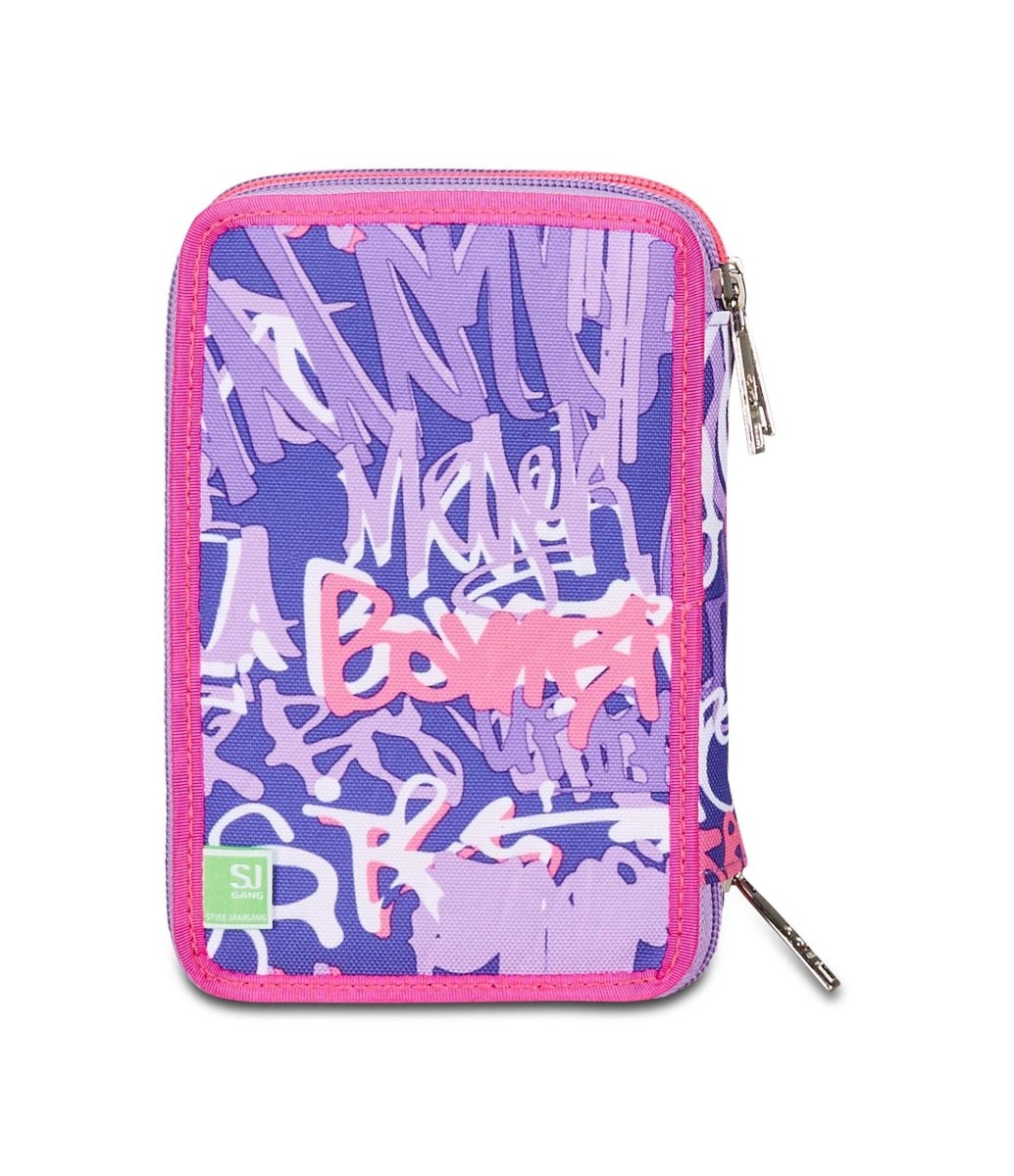 Astuccio 3 Zip - Sphere Full Girl di Seven: Stile e Funzionalità per la Scuola - Quiscuola