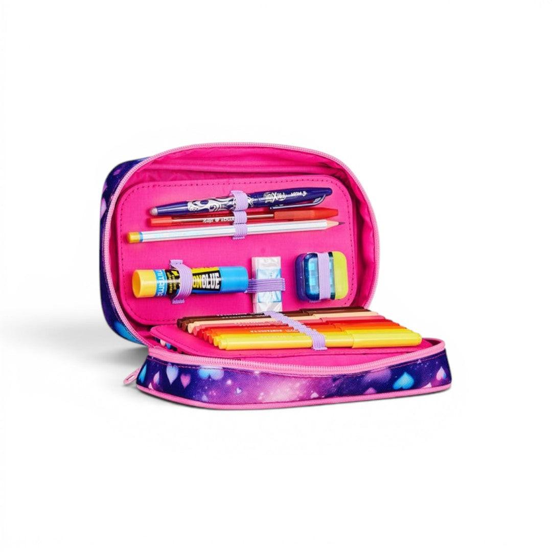Astuccio Seven Speed Case Pixie Unicorn scuola compatto.