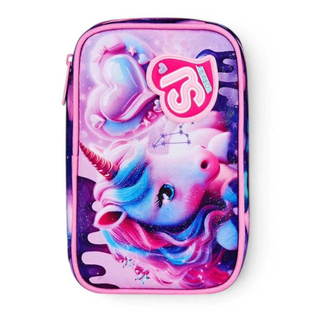 Astuccio Seven Speed Case Pixie Unicorn scuola compatto.