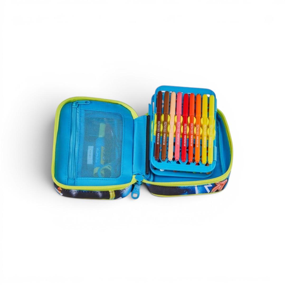 Astuccio Seven Speed Pad Plus Glowgame completo scuola.