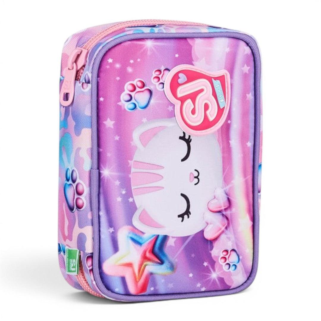 Astuccio Seven Speed Pad Plus Glowcat completo scuola