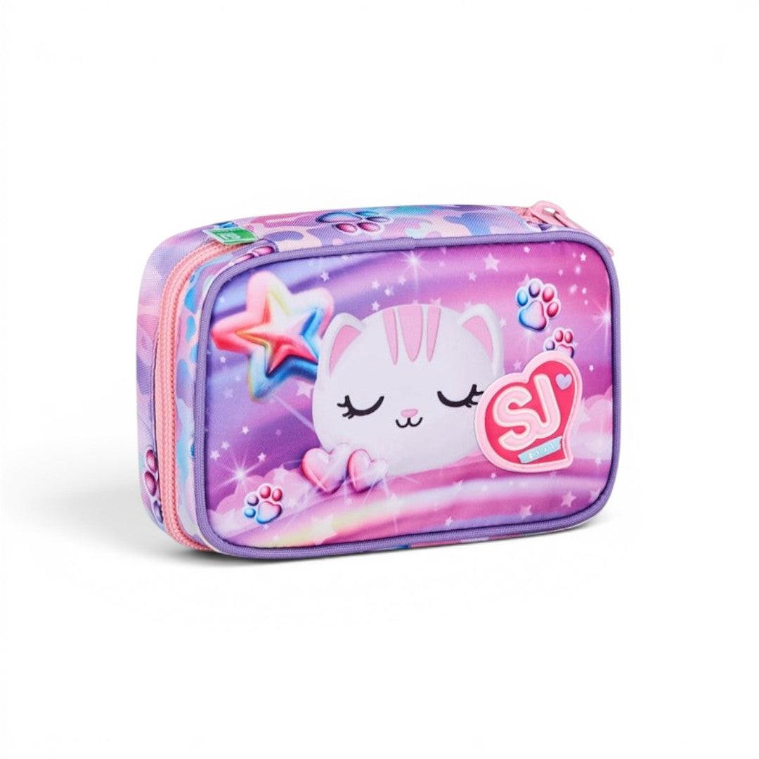 Astuccio Seven Speed Pad Plus Glowcat completo scuola