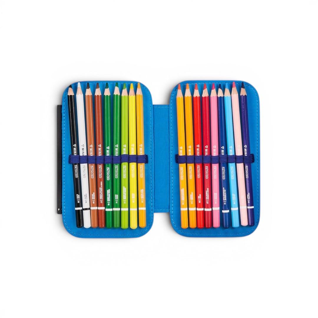 Astuccio Seven Speed Case Joyful Pins Boy scuola compatto.