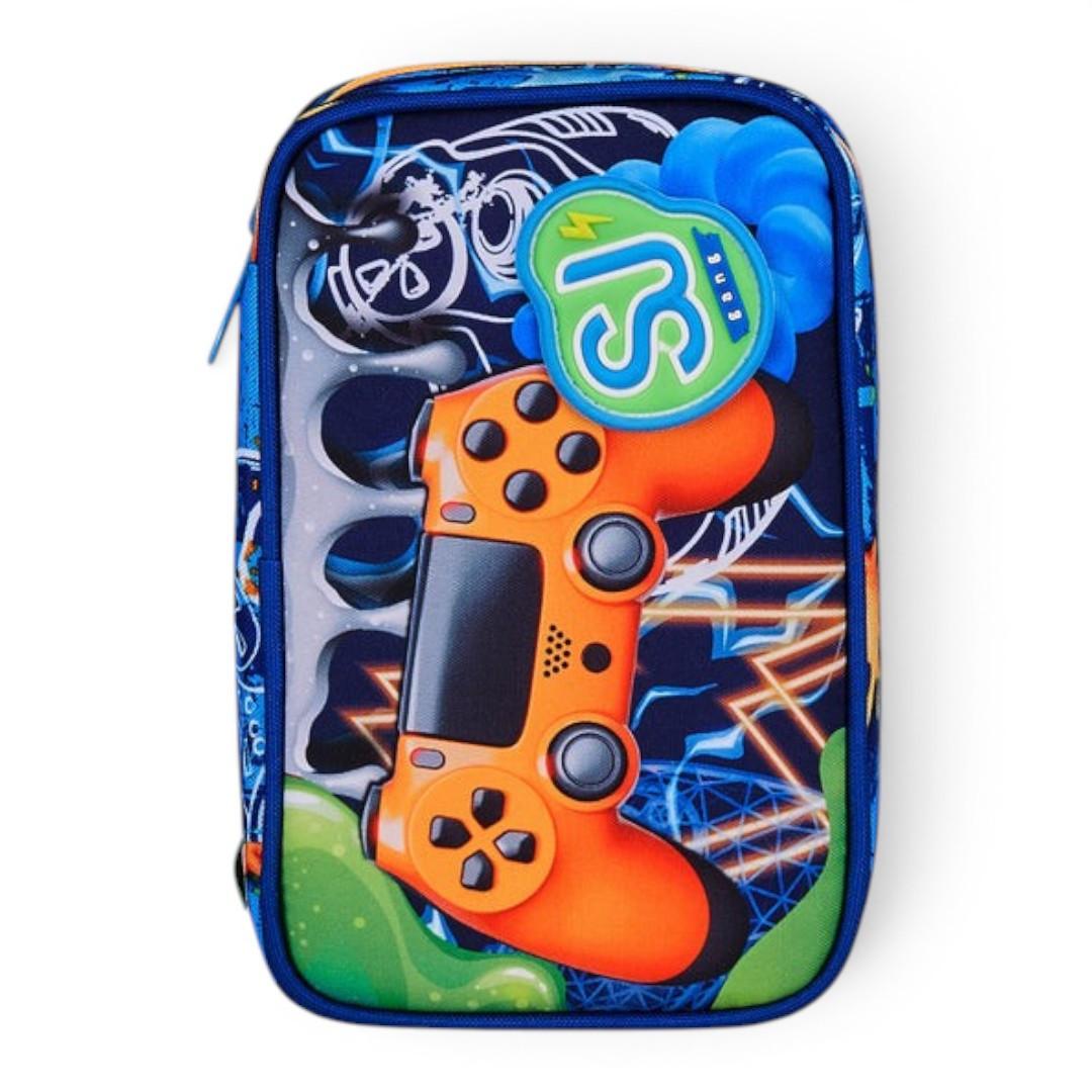 Astuccio Seven Speed Case Joyful Pins Boy scuola compatto.