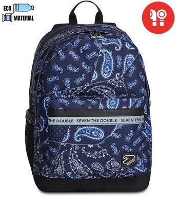 Zaino Seven® THE DOUBLE PRO XXL - Sostenibile e Spazioso per le Tue Esigenze Quotidiane - Quiscuola