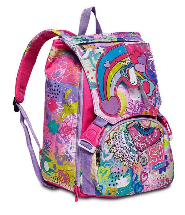 Zaino Estensibile Big Magicflip Girl SJ Gang - Magia e Stile per la Scuola e il Tempo Libero - Quiscuola