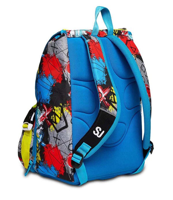 Zaino Estensibile Big Glitzled Boy SJ Gang - Luminosità e Stile per la Scuola e Oltre - Quiscuola