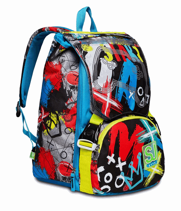 Zaino Estensibile Big - Glitzled Boy: Stile, Funzionalità e LED Luminosi! - Quiscuola