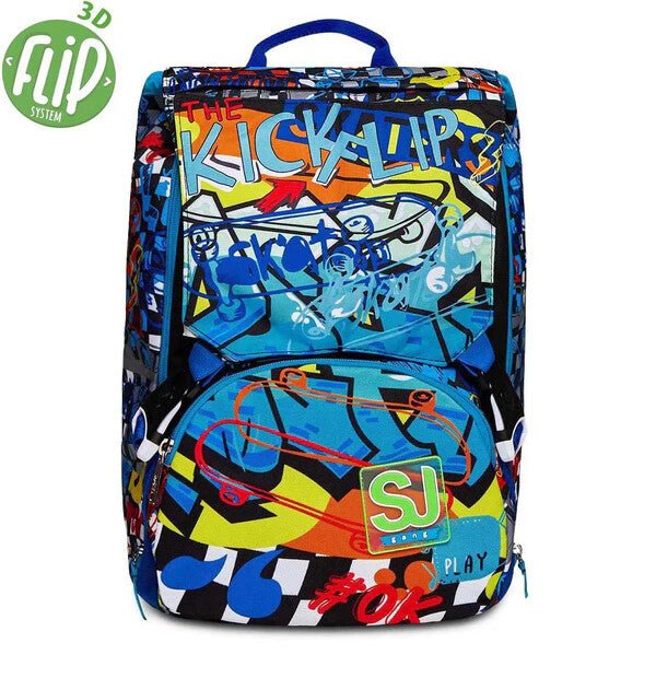 Zaino Estensibile Big Glitzled Boy SJ Gang - Brillantezza e Funzionalità per Giovani Avventurieri - Quiscuola