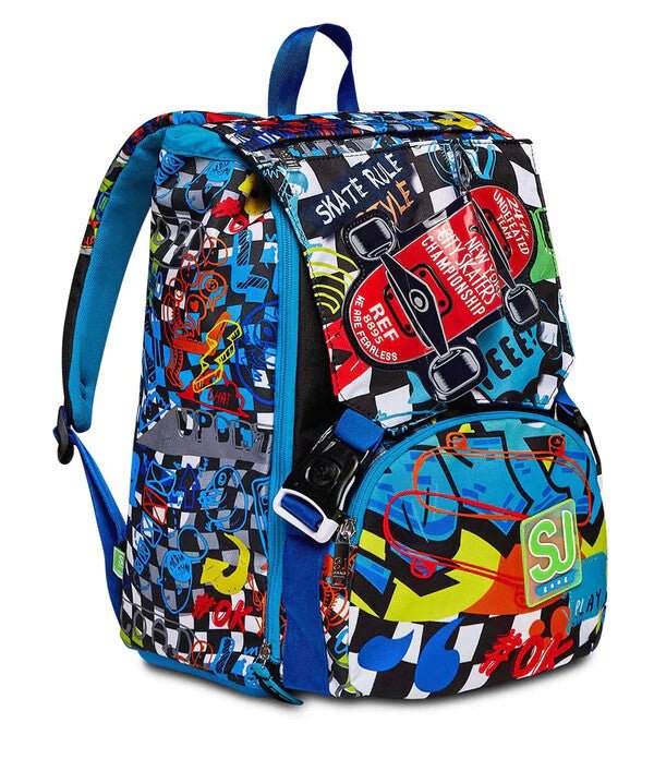 Zaino Estensibile Big Glitzled Boy SJ Gang - Brillantezza e Funzionalità per Giovani Avventurieri - Quiscuola