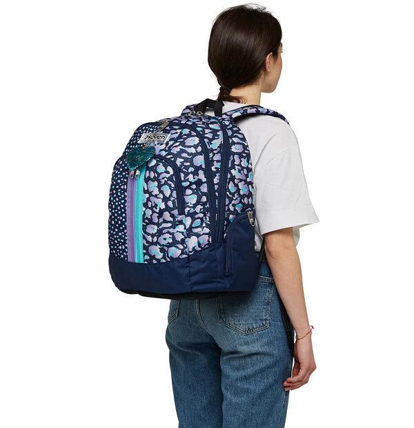 Zaino Seven® Advanced - Ziply: Funzionalità, Stile Glitter e Comfort. - Quiscuola