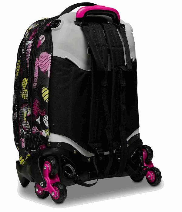 Trolley Jack - 3WD Kiddie Crush di Seven: Zaino con Carrello Sganciabile e 3 Ruote - Quiscuola