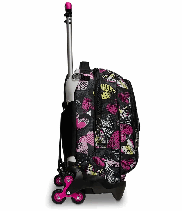 Trolley Jack - 3WD Kiddie Crush di Seven: Zaino con Carrello Sganciabile e 3 Ruote - Quiscuola