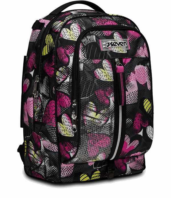 Trolley Jack - 3WD Kiddie Crush di Seven: Zaino con Carrello Sganciabile e 3 Ruote - Quiscuola