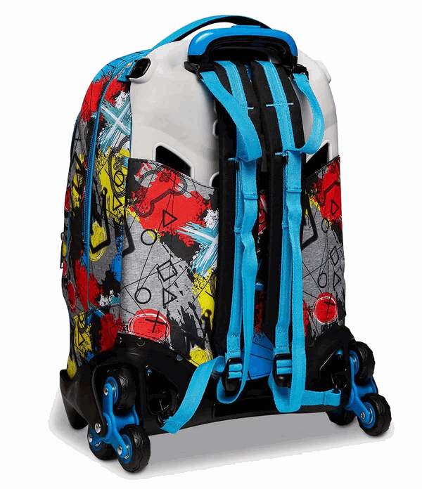 Trolley Jack 3 Ruote - Gritzled Boy: Zaino Multiuso della Linea SJ GANG! - Quiscuola