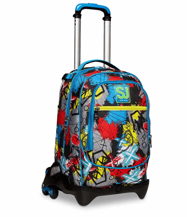 Trolley Jack 3 Ruote - Gritzled Boy: Zaino Multiuso della Linea SJ GANG! - Quiscuola