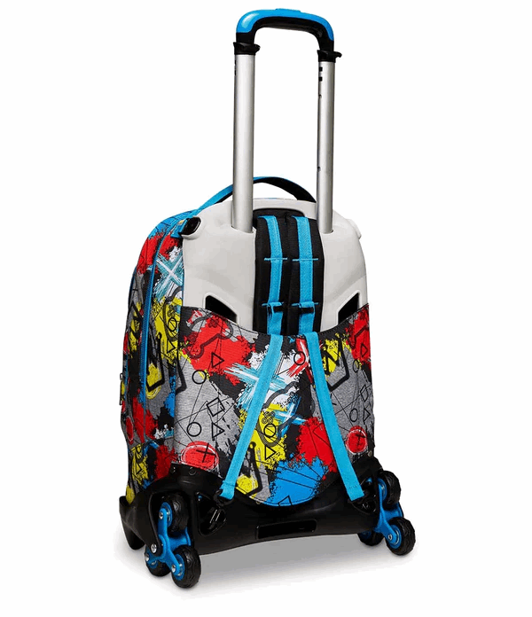 Trolley Jack 3 Ruote - Gritzled Boy: Zaino Multiuso della Linea SJ GANG! - Quiscuola