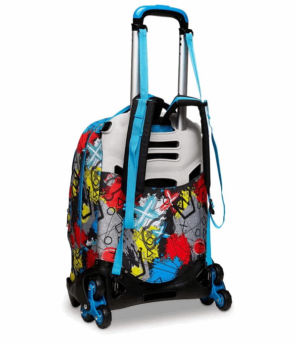 Trolley Jack 3 Ruote - Gritzled Boy: Zaino Multiuso della Linea SJ GANG! - Quiscuola