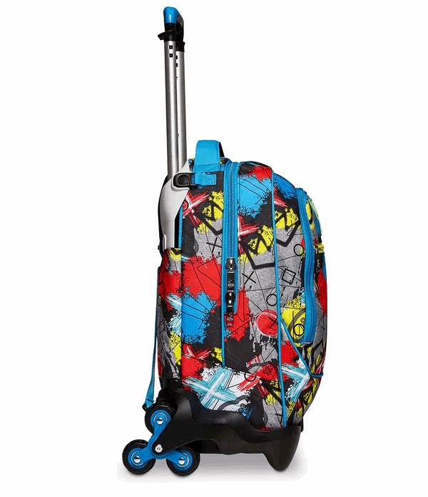 Trolley Jack 3 Ruote - Gritzled Boy: Zaino Multiuso della Linea SJ GANG! - Quiscuola