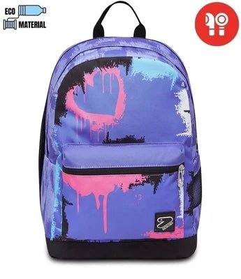 Zaino Seven Reversibile New - The Double Flashing Color: Versatilità e Stile con Funzionalità Musicale - Quiscuola