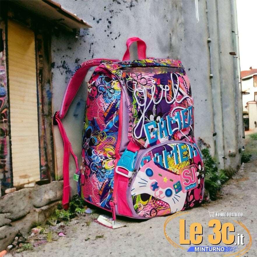 Zaino Estensibile SJ Gang Big Gleamled Girl con LED 28L.