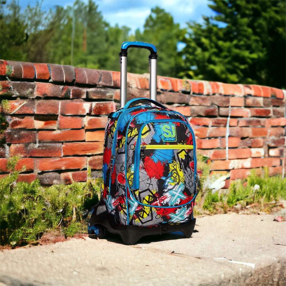 Trolley Jack 3 Ruote - Gritzled Boy: Zaino Multiuso della Linea SJ GANG! - Quiscuola