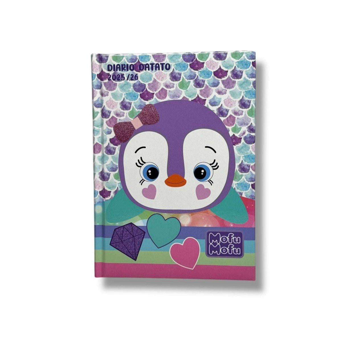 Diario Agenda Giornaliera 12 Mesi 2025/2026 – Mofu Mofu Pinguino - Quiscuola