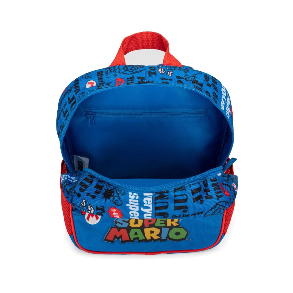 Zaino Asilo Super Mario Azzurro Rosso – Avventure e Divertimento Ogni Giorno! - Quiscuola