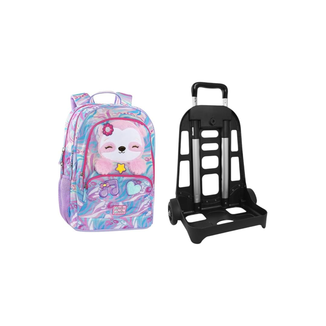 Zaino Trolley Staccabile Mofu Mofu Panini Bradipo