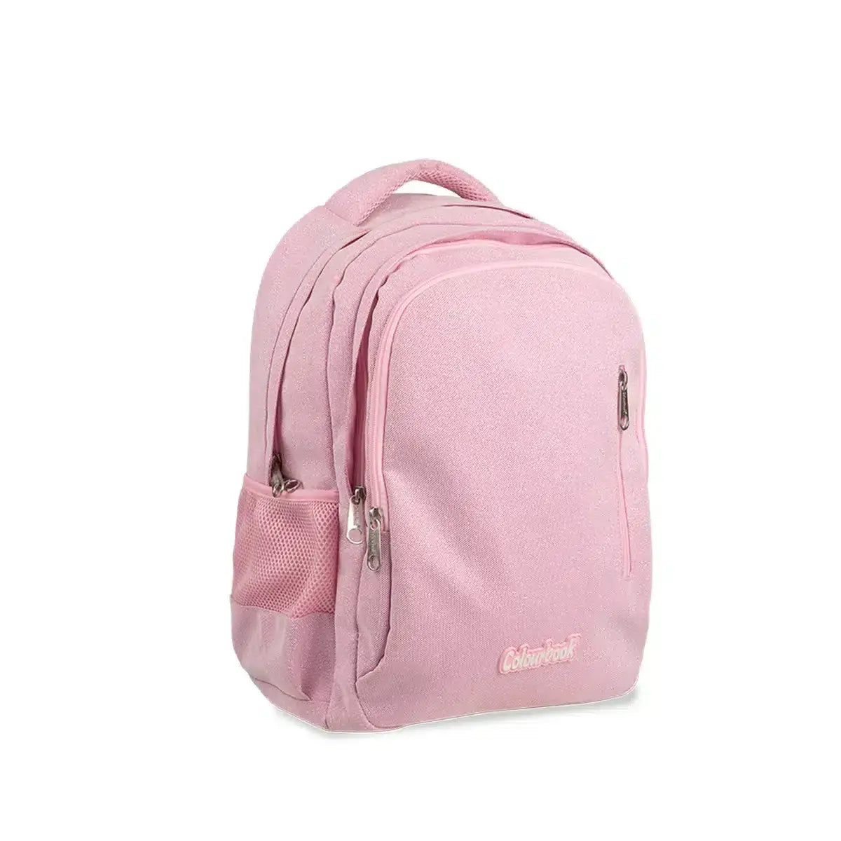 Zaino Scuola Glitter Colourbook 23L con schienale imbottito disponibile in nero, oro, lilla e rosa - foto 2